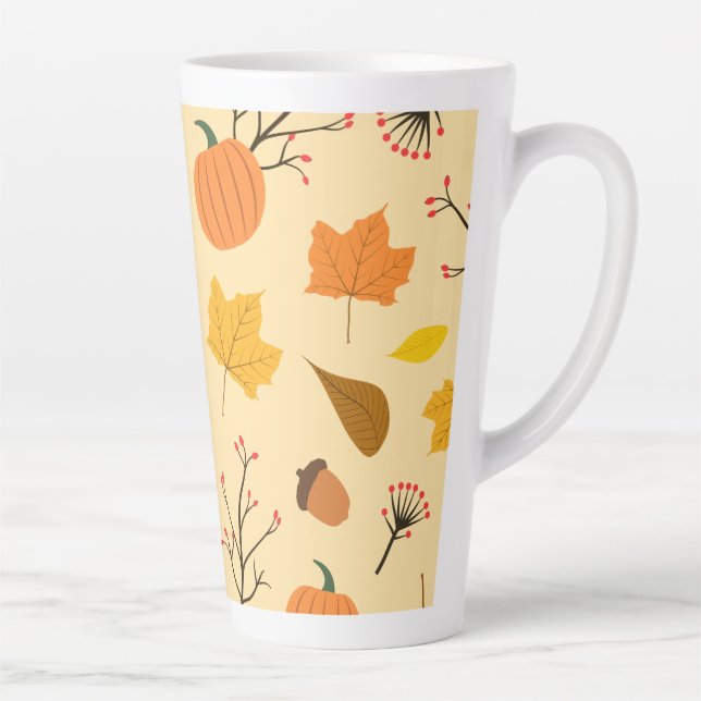 Tasse Latte Automne (Droite)