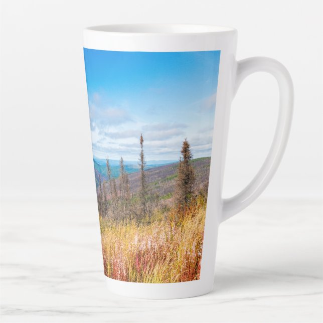 Tasse Latte Automne sur Murphy Dome (Droite)
