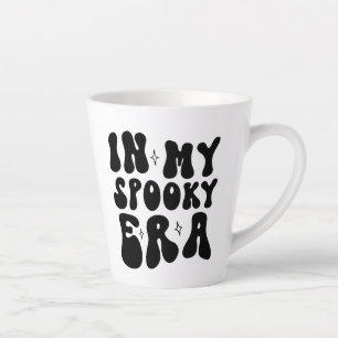 Tasse Latte Automne Vintage Dans Mon Ère Surnaturelle Rétro Ha