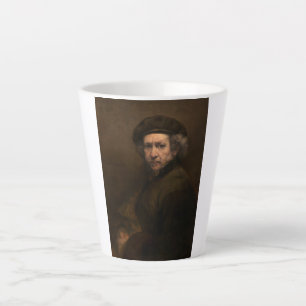 Tasse Latte Autoportrait de Rembrandt : Peintre de l'Âge d'or 