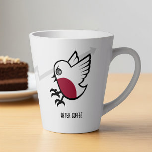 Tasse Latte Avant et après café Zombie à Frenzy Funny Robin