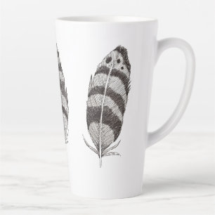 Tasse Latte Avec le vol de l'imagination