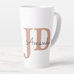Tasse Latte Avocat adorable Diplôme JD Nom personnalisé