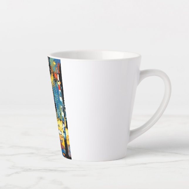 Tasse Latte Avoir Une Journée Abstraite Kinda (Droite)