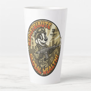 Tasse Latte Badger Richesse Mondiale