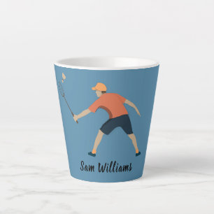 Tasse Latte Badminton