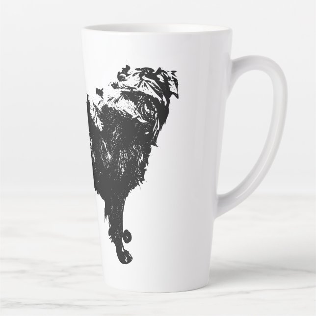 Tasse Latte Bague d'octobre (Droite)