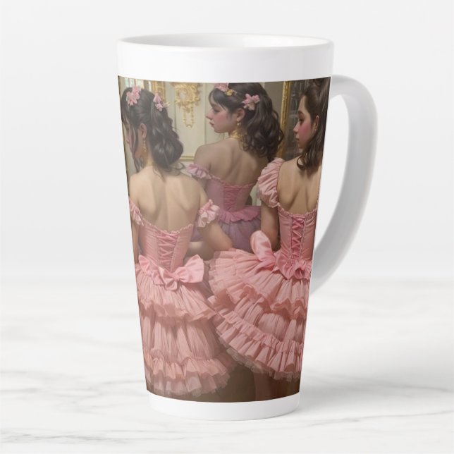 Tasse Latte Bailarinas en una gran sala de estilo rocóco (Angle droit)