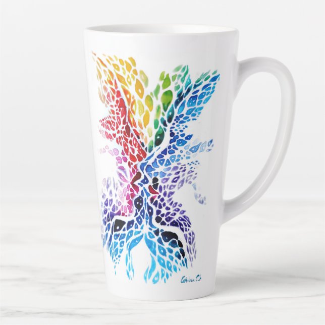 Tasse Latte Baiser coloré (Droite)