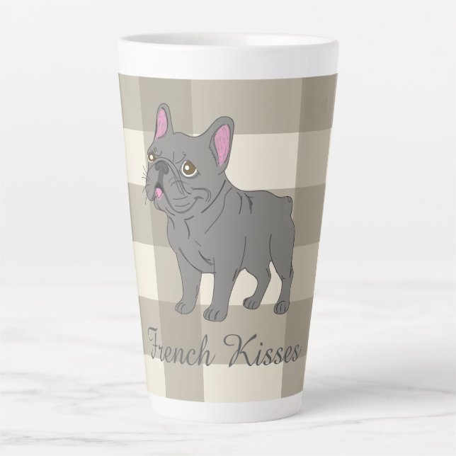 Tasse Latte Baisers Français (Devant)