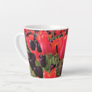 Tasse Latte Ballerine et reine des Night Tulips