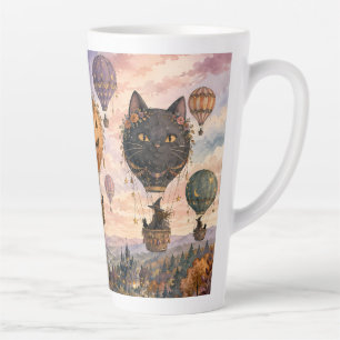 Tasse Latte Ballon à air chaud de fantaisie Halloween fantasma