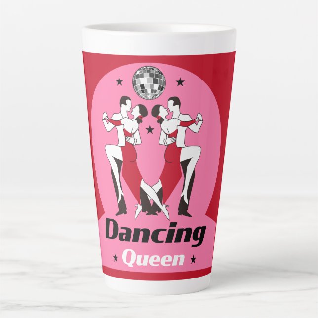 Tasse Latte Ballroom Dancing Queen (Devant)