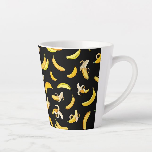 Tasse Latte Banana Pattern 5 (Droite)