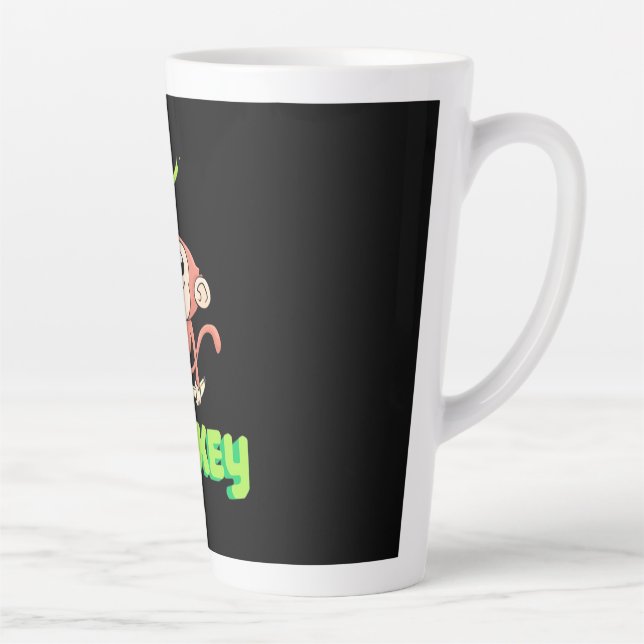 Tasse Latte Banane singe (Droite)