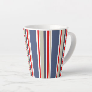 Tasse Latte Bande en gras marine