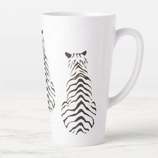 Tasse Latte bandes de tigre (Droite)