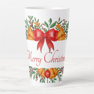 Tasse Latte Bannière de vacances personnalisée jolie