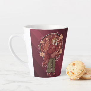 Tasse Latte Barista Homard Mignon : Art du Café au Bord de Mer