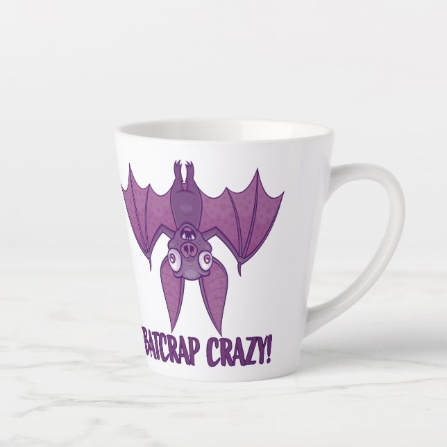 Tasse Latte Batcrap Crazy Wacky (Droite)