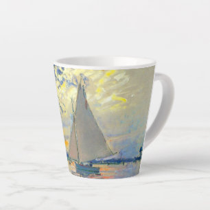 Tasse Latte Bateau Monet au Petit-Gennevilliers