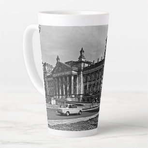 Tasse Latte Bâtiment parlementaire vintage du Reichstag à Berl