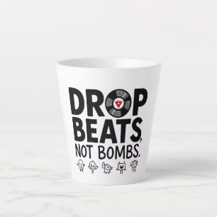 Tasse Latte Bats Drop Pas Bombes Mignonne Mascotte