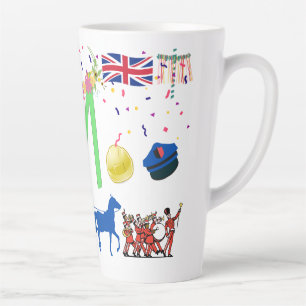 Tasse Latte Batteries à café/latte - Fête du Travail