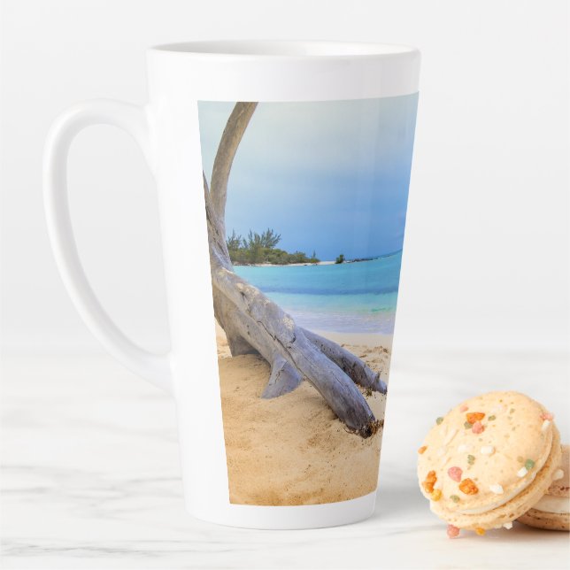 Tasse Latte Beachscape (En situation)