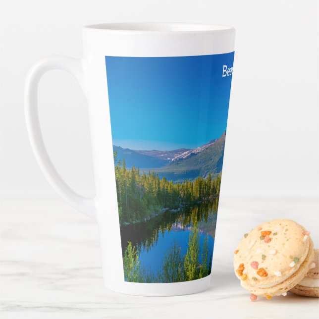 Tasse Latte Bear Lake in Rocky Mountain National Park (En situation)