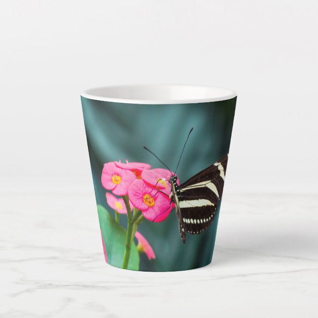 Tasse Latte Beau papillon (Devant)