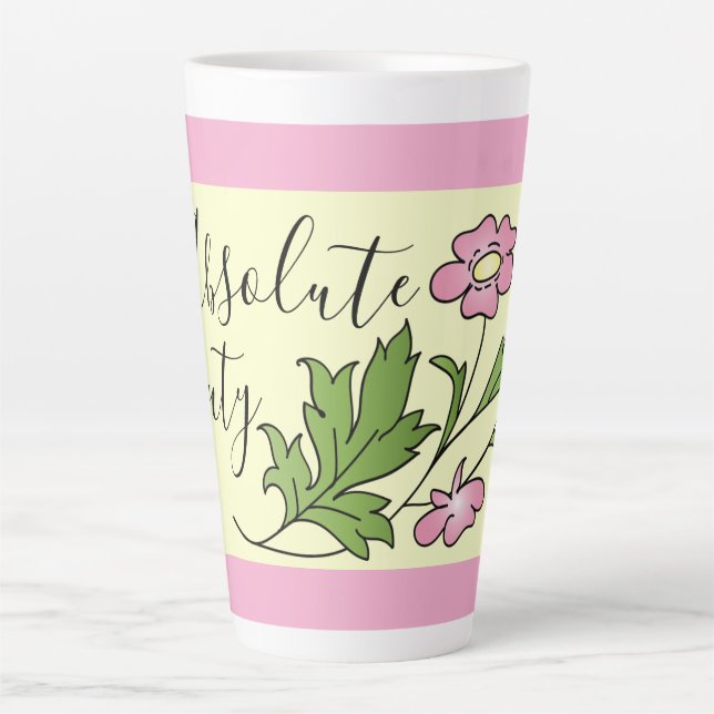 Tasse Latte Beauté absolue (Devant)