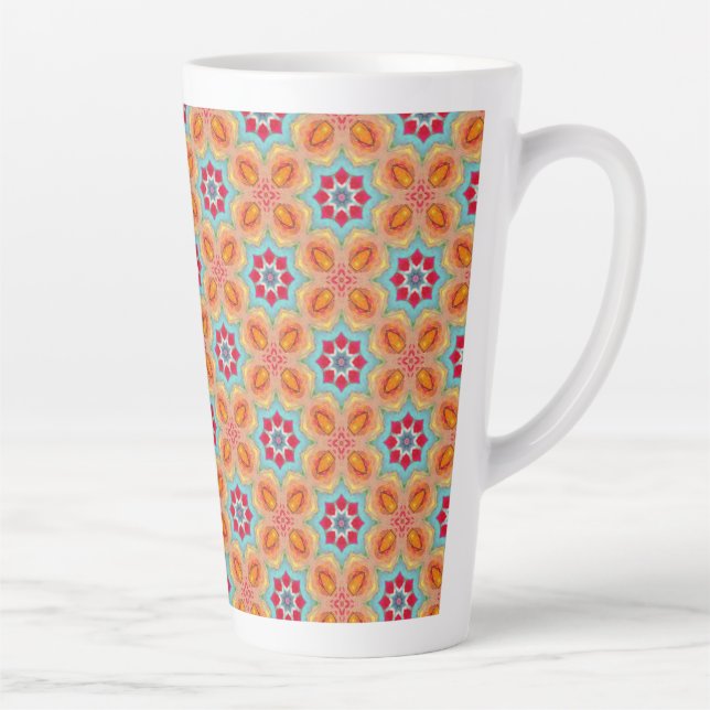 Tasse Latte Beauté Vibrante (Droite)