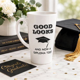 Tasse Latte Beaux Atouts et Maintenant un Diplôme Aussi Drôle 