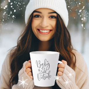 Tasse Latte Bébé, c'est froid en dehors des vacances de scri
