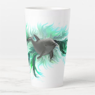 Tasse Latte Bébé dauphin