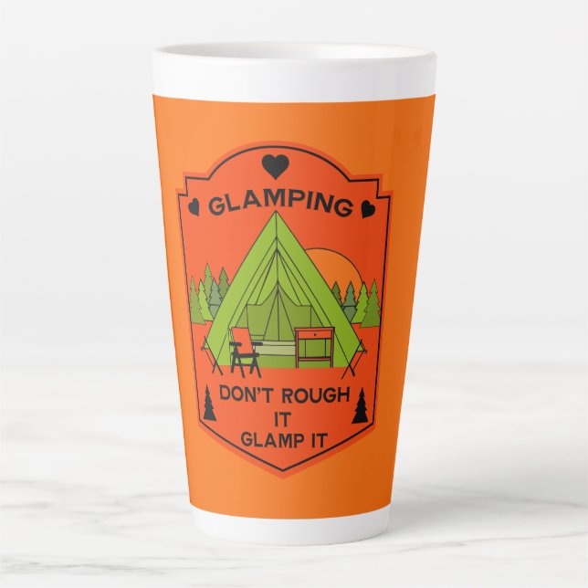 Tasse Latte Bell Tent Glamping (Devant)