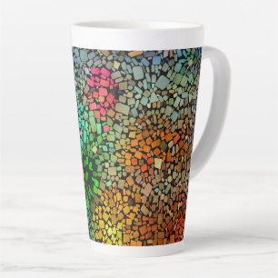 Tasse Latte Belle mosaïque