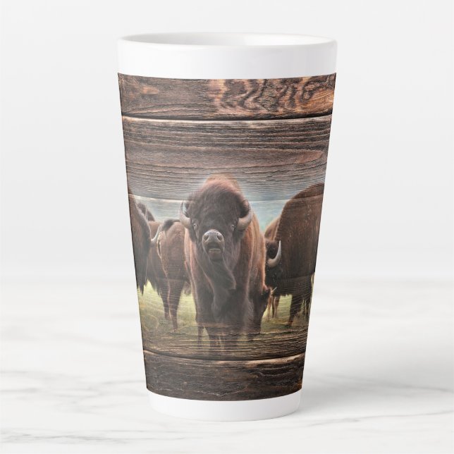 Tasse Latte Belle Trousse De Buffalo (Devant)