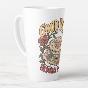 Tasse Latte Belles Assiettes Mardis Ordinaires Chine Florale