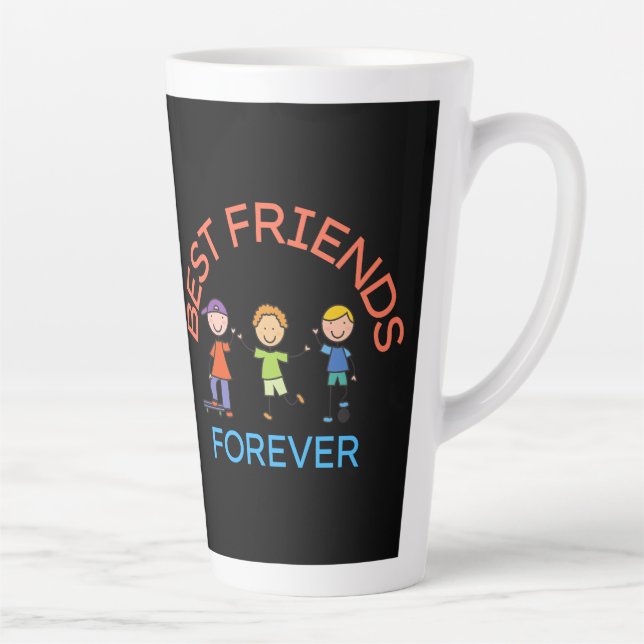 TASSE LATTE BEST FRIENDS FOREVER, FRIENDSHIP, FRIEND DAY (Droite)