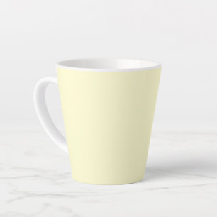 Tasse Latte Beurre jaune uni Classic Elegant