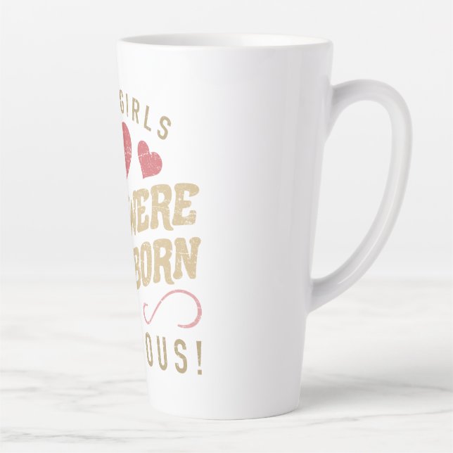 Tasse Latte Bibliothèque Fabuleuse Pour Les Femmes (Droite)