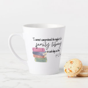 Tasse Latte Bibliothèque familiale : Gauche