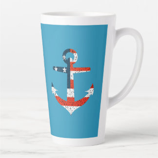 Tasse Latte Big American Flag Ancre