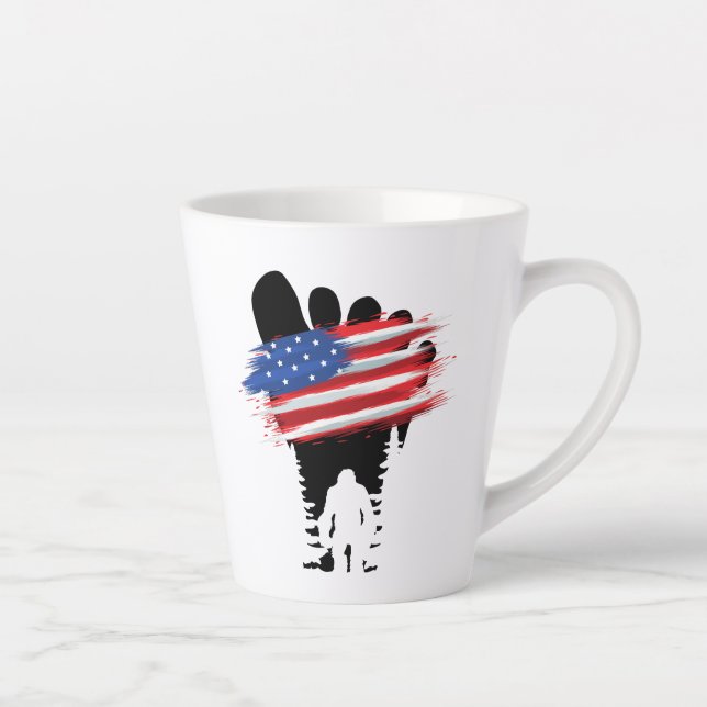 Tasse Latte Bigfoot 4 juillet.b (Droite)