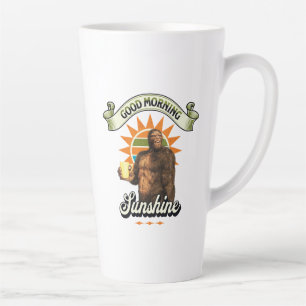Tasse Latte Bigfoot Café Drôle Humour du Matin