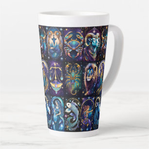 Tasse Latte Bijoux Galaxie Zodiac