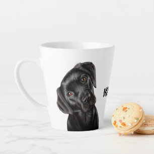 Tasse Latte Black Labrador