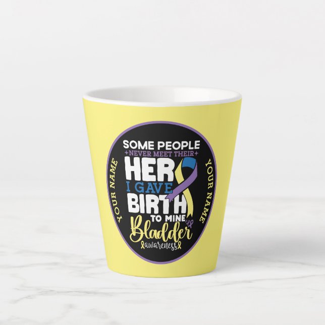 Tasse Latte Bladder warrior Some People Never Meet Their Hero (Devant)